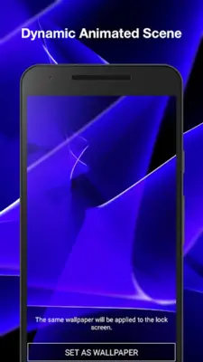 Blue Live Wallpaper android App screenshot 1